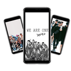 Offline Wallpaper for EXO fans (with puzzle) آئیکن