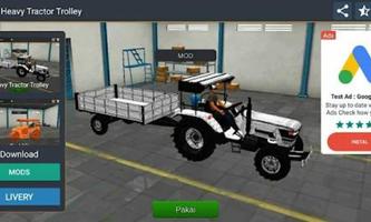 برنامه‌نما Bussid Heavy Tractor Trolley عکس از صفحه