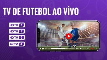 Futebol ao vivo Televisão Cartaz