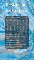 Mature Calendar Widget स्क्रीनशॉट 3