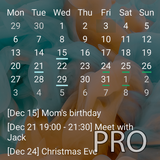 Mature Calendar Widget Pro