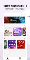 Widgets iOS 15 Color Widgets Personnalisateur Affiche