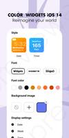 Widgets iOS 15 Color Widgets Personnalisateur capture d'écran 2