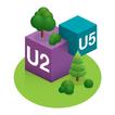 U2xU5 in 3D icon