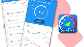 Network signal strength meter poster