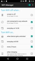 WiFi Auto On Off - Wifi Manager - Wifi Scheduler Affiche