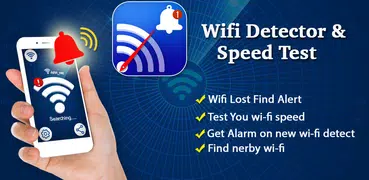 Free Wifi Signal Find Alert : Internet Speed Test
