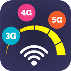 Wifi speedtest meter - 5g, 4g, 3g speedtest meter-icoon