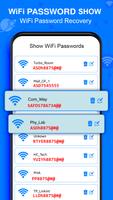 Affichage du mot de passe Wifi Affiche