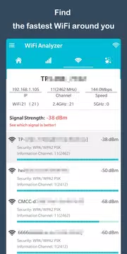 Screenshot 4 for WiFi Analyzer - WiFi Test