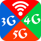 Cellular signal strength meter أيقونة