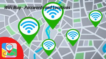 Wi-Fi Map, Password & Location poster