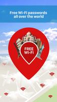 Carte des accès WiFi gratuit - Wi-Fi Space Affiche