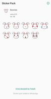 Bunnies Whatsapp Sticker Pack Poster