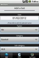 BetStats Lite - bet tracker syot layar 1