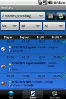 برنامه‌نما BetStats Lite - bet tracker عکس از صفحه