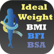 Ideal Gewicht -Stats BMI / BFI