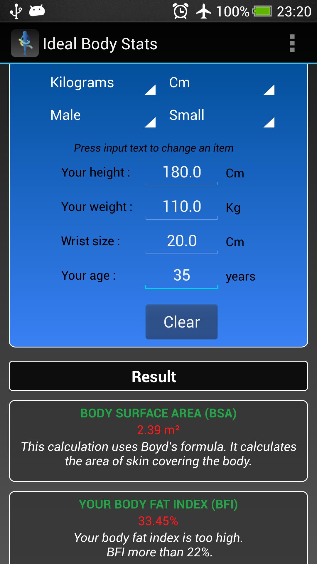 Ideal Weight Bmi Adult Child For Android Apk Download