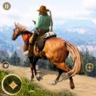 Wild West Cowboy Horse Games icône