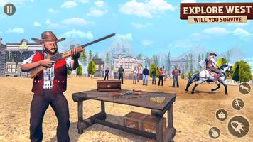 Wild West Cowboy Horse Games 포스터