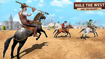 Wild West Cowboy Horse Games скриншот 1