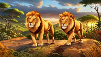 Lion Game Plakat