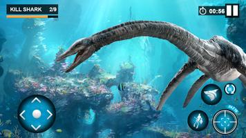 Dino Shark Hunting Shark Games imagem de tela 2