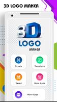 3D Logo Maker & Logo Creator Plakat