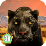Wild Black Panther Simulator Zeichen