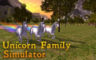Unicorn Family Simulator الملصق