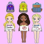 Paper dolls dress up