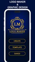 Luxury Logo Maker, Logo Design Plakat