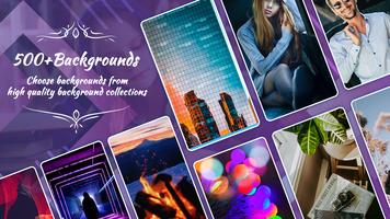 Text on photo, photo editor, t poster