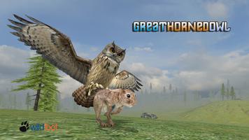 Horned Owl Simulator الملصق