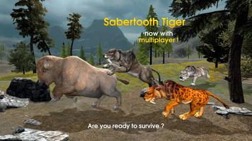 Sabertooth Tiger Chase Sim poster