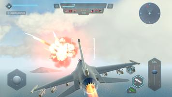 空の戦士：戦闘機での戦闘ゲーム スクリーンショット 2