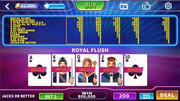 Royal House - Free Vegas Multi hand  Video Poker โปสเตอร์