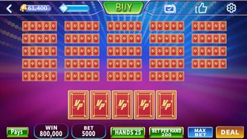 Royal House - Free Vegas Multi hand  Video Poker captura de pantalla 3