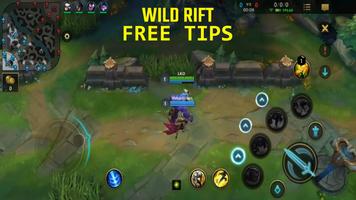 LoL : Wild Rift and Free Tips Cartaz