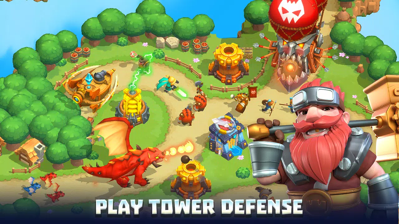 Realm Defense: Epic Tower Defense Strategy Game Mod Apk - Unlocked