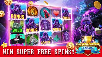 myCasino Slots -  Free offline casino slot games capture d'écran 1