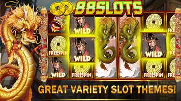 88 slots - huuge fortune casino slot machines पोस्टर