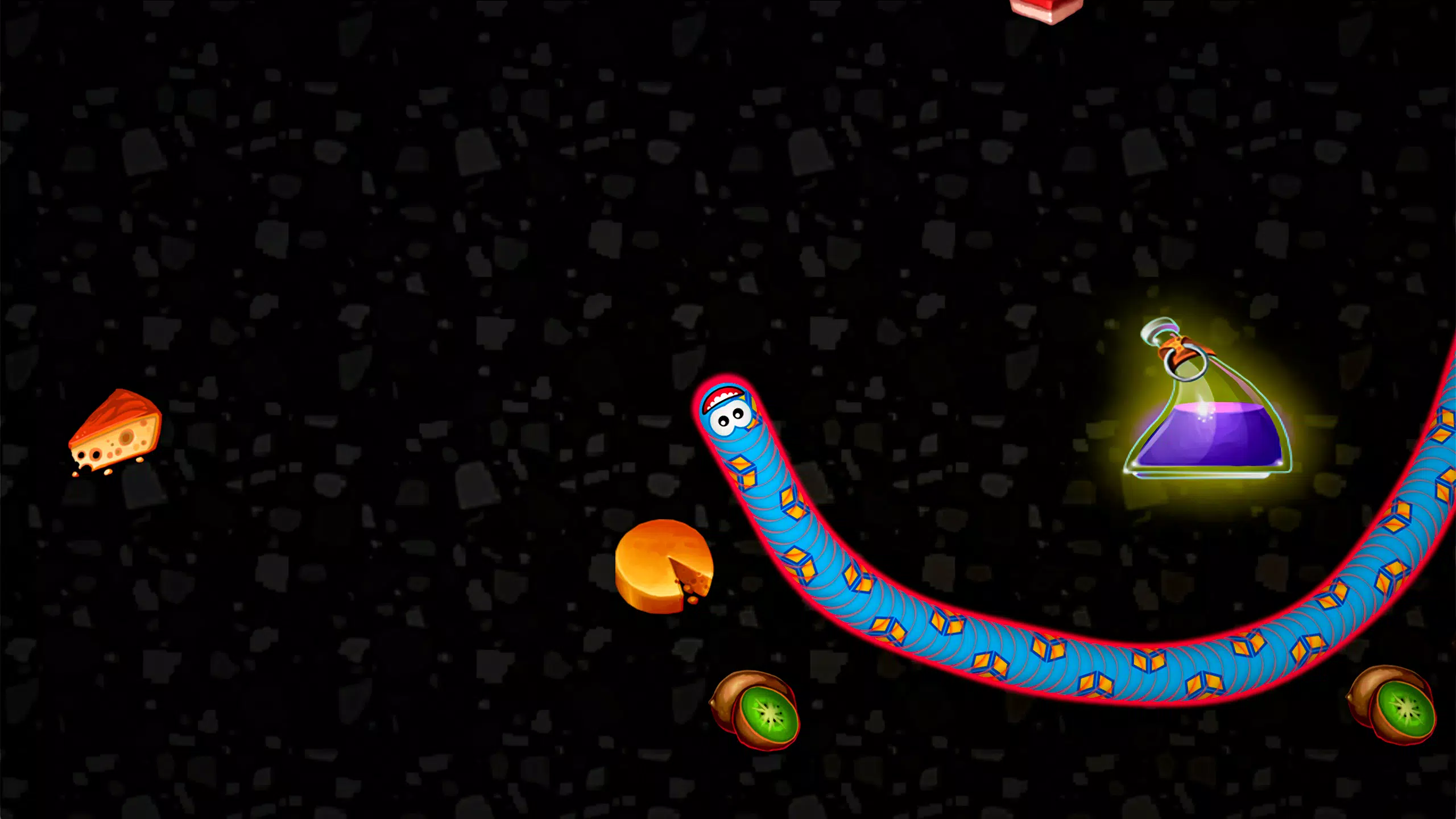 slither.io - Consegui Fazer Uma Minhoca Gigante (jogo da minhoca) 