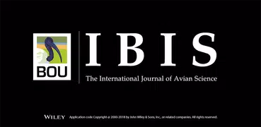 Ibis - International Journal of Avian Science App