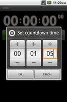 Droid timer and stopwatch screenshot 2