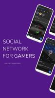 Social Network for Gamers Affiche