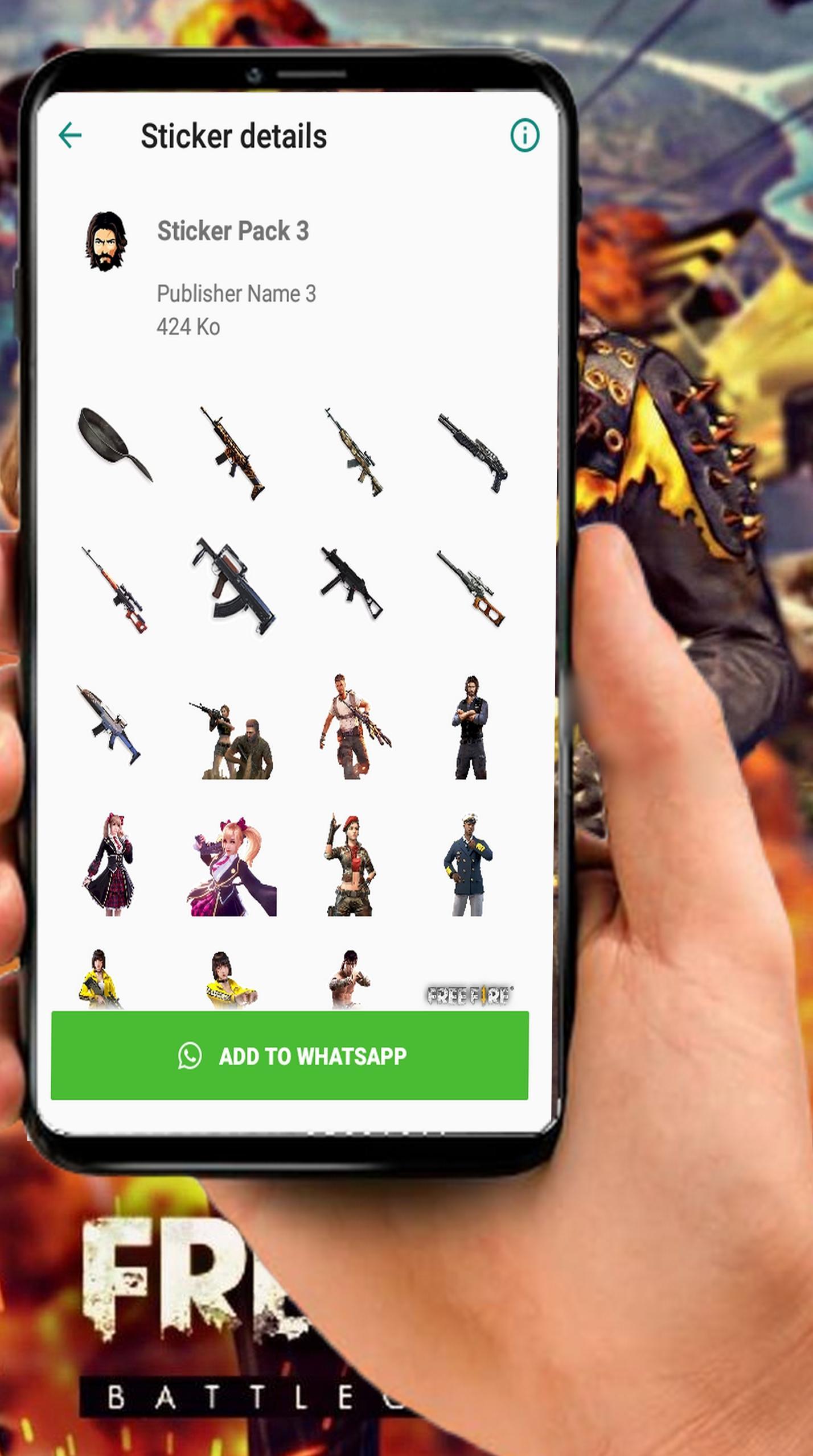 Sticker For Free Fire Kalahari Whtasapp 2020 For Android
