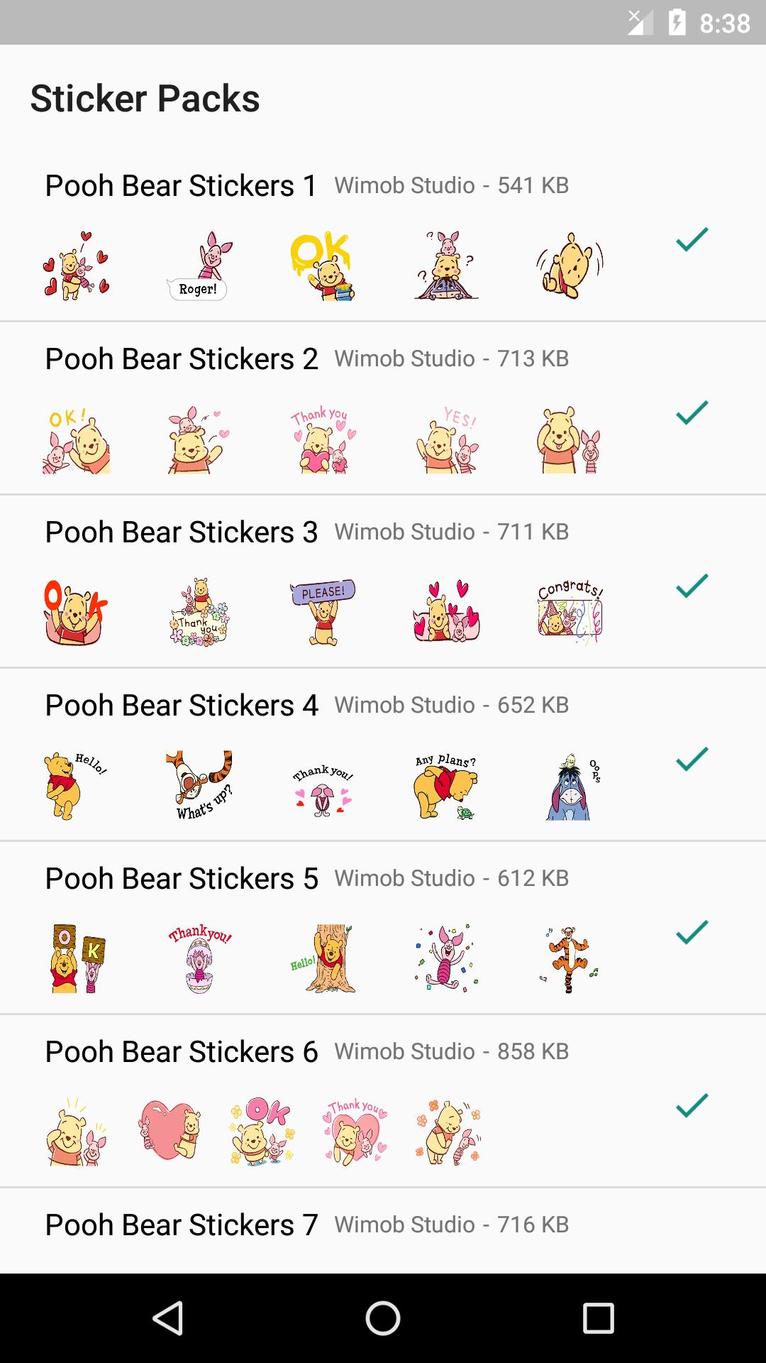 Stickers Pooh Bear For Wastickerapps For Android Apk Download