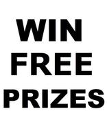 Prizes - Win free prizes Plakat