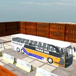uk Police bus parking game 3d